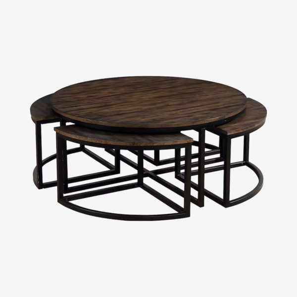 Iron Wooden Coffee table